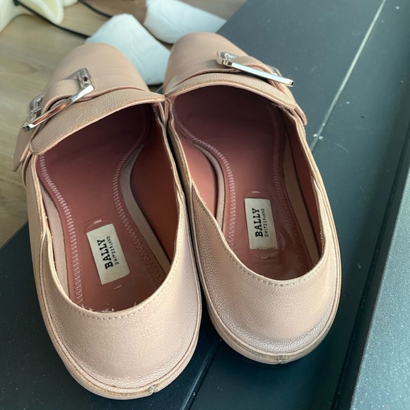Bally Janelle Women’s Leather Slipper Rose/ Beige - Picture 7 of 12